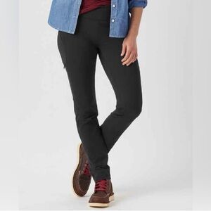 Duluth Trading Co Women's NoGA Classic Slim Leg Pants size XL Black
